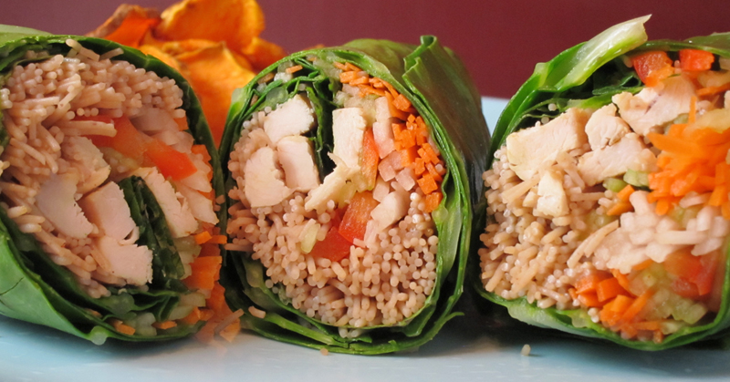 Naked wraps: using collard greens for your burritos and wraps (video) | eatnakedkitchen.com
