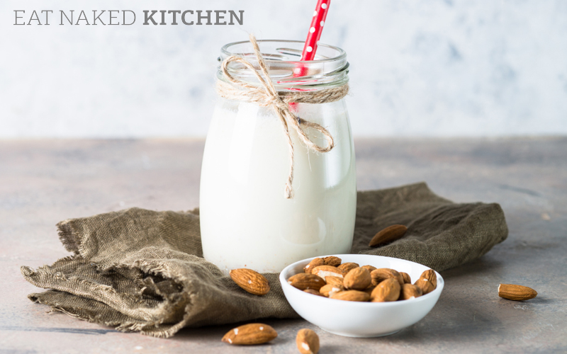 The EASIEST Almond Milk. Only 2 ingredients!